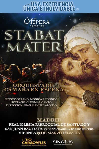 Concierto Stabat Mater de Pergolesi en Madrid – Iglesia de Santiago y San Juan Bautista